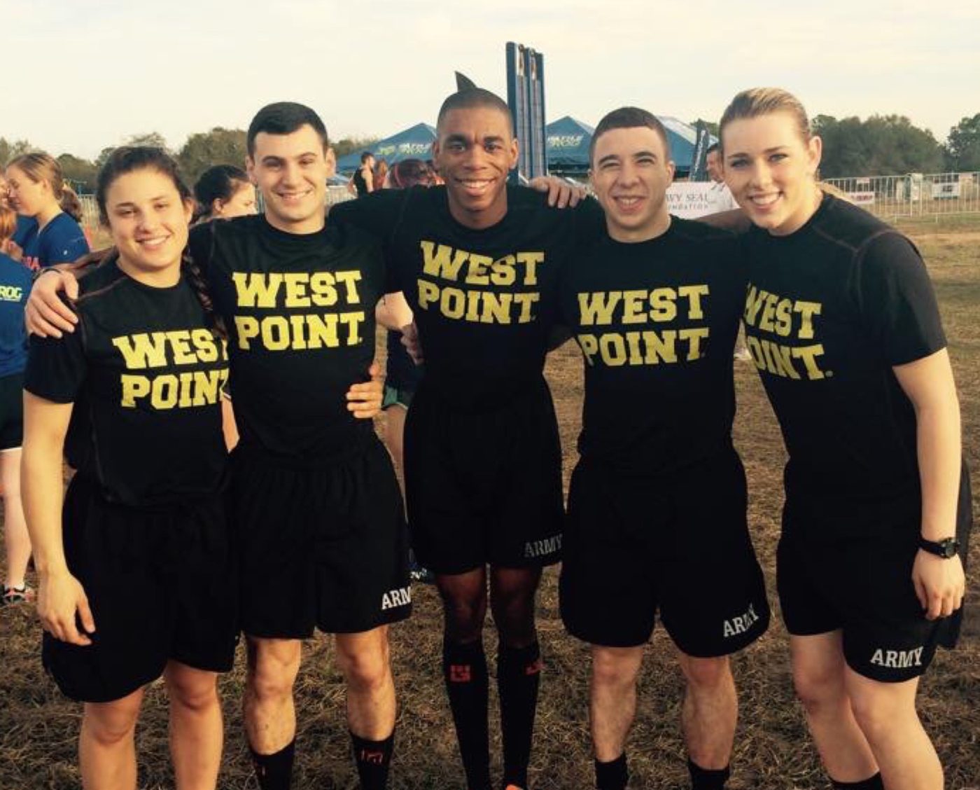 The West Point team at the BattleFrog College Championship, 2015.